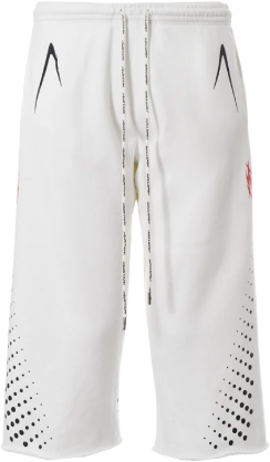 Hellstar Hype Flight 3/4 Shorts - White