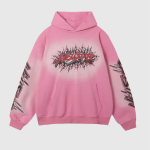 Hellstar Studios Records Pink Hoodie