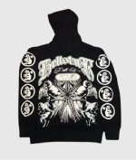 Hellstar Studios Records Black Amercian Hoodie
