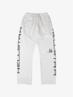 White HELLSTAR drawstring track pants