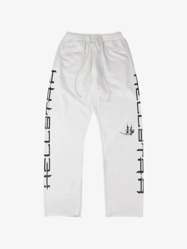 White HELLSTAR drawstring track pants White HELLSTAR drawstring track pants