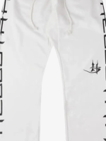 White HELLSTAR drawstring track pants