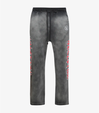 HELLSTAR Stars Shine Graffiti Print Track Pants