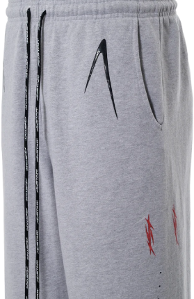 Grey Hellstar Hype Flight 3/4 Shorts